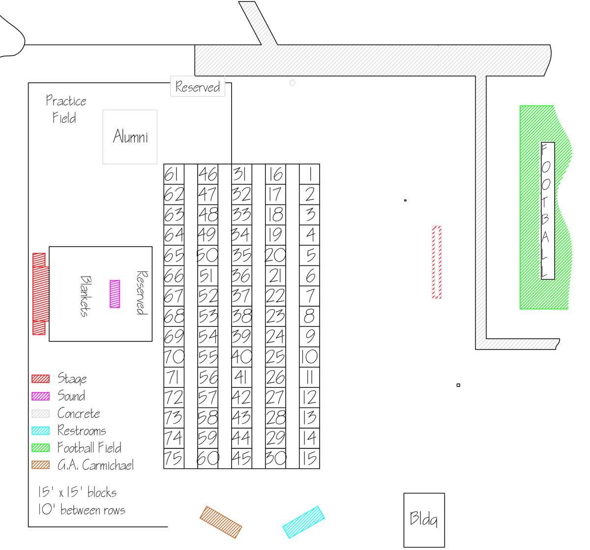 Tailgate Layout 2026